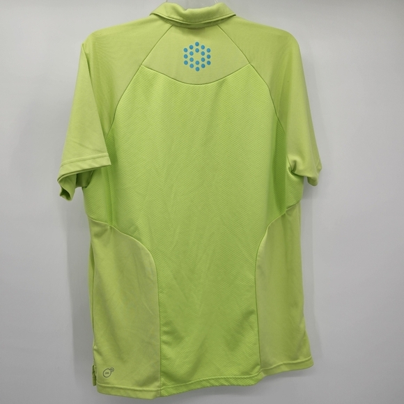 Puma Cool Cell Lime Golf Polo Men's Size Large - Picture 2 of 7